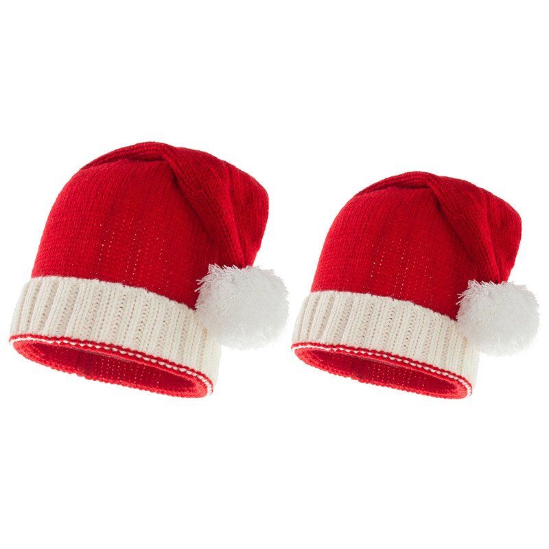 Adult Kids Santa Hat Christmas Knit Stocking Hat Supplier - Image 3