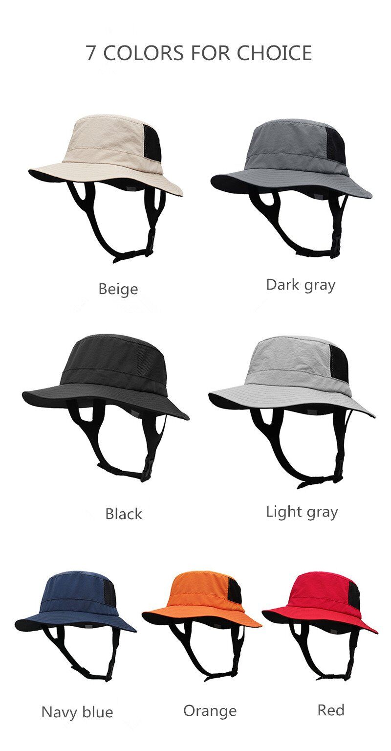 Surf Bucket Cap With Chin Strap Hat Supplier - Image 6