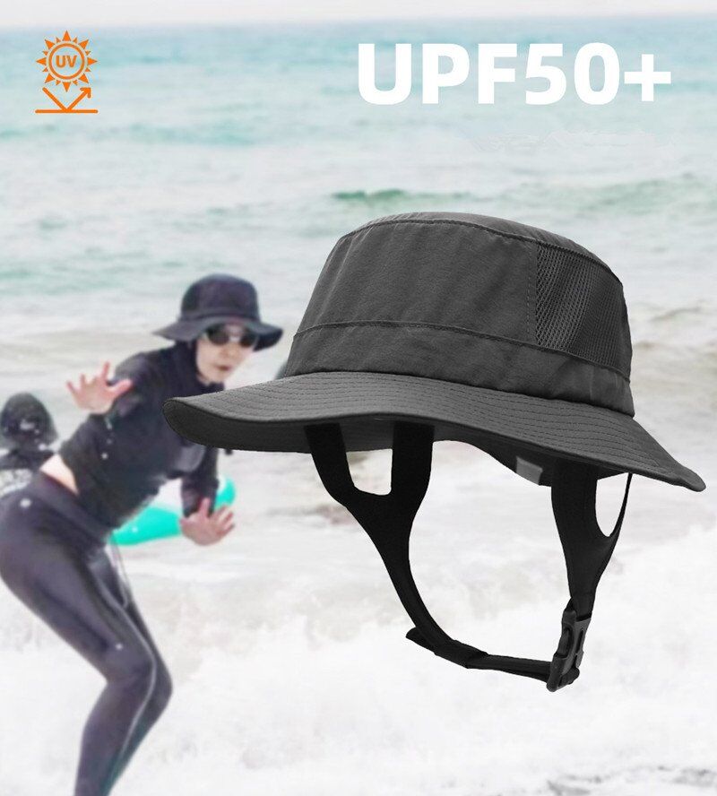 Surf Bucket Cap With Chin Strap Hat Supplier - Image 2