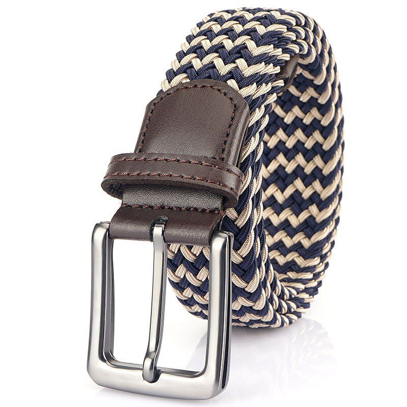 Elastic Webbing Braided Belts Custom Logo Available