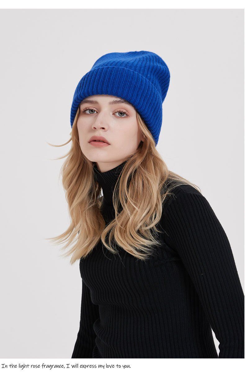 100% Wool Beanie Knitted Hats Supplier - Image 2