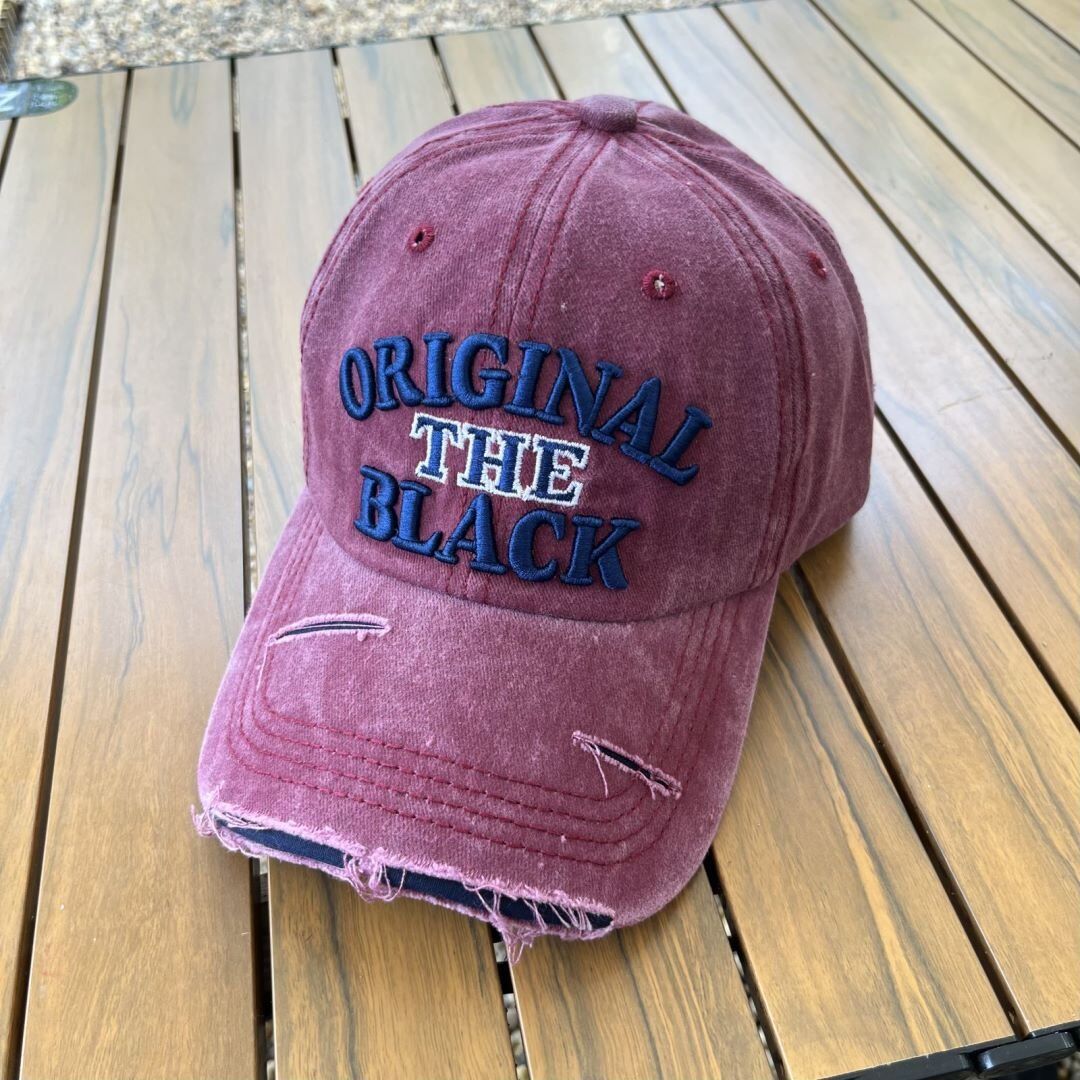 Embroidery Baseball Cap For Men Washed Denim - Image 5
