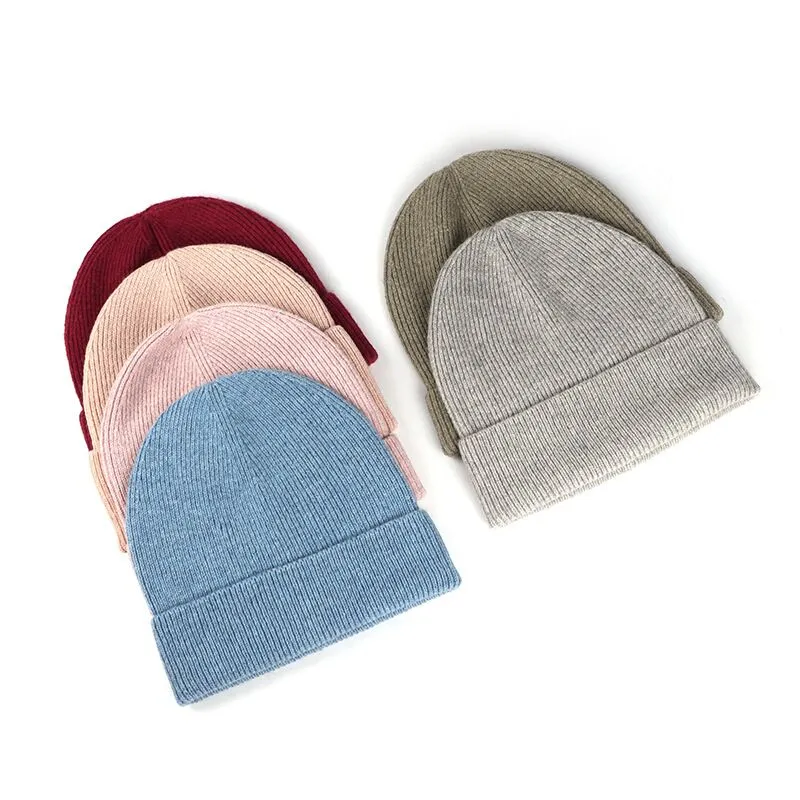 Winter Headwear Wool Knitted Hat Beanie Supplier